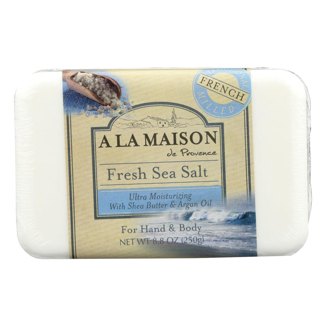 A La Maison - Bar Soap - Fresh Sea Salt - 8.8 Oz - Maras Green